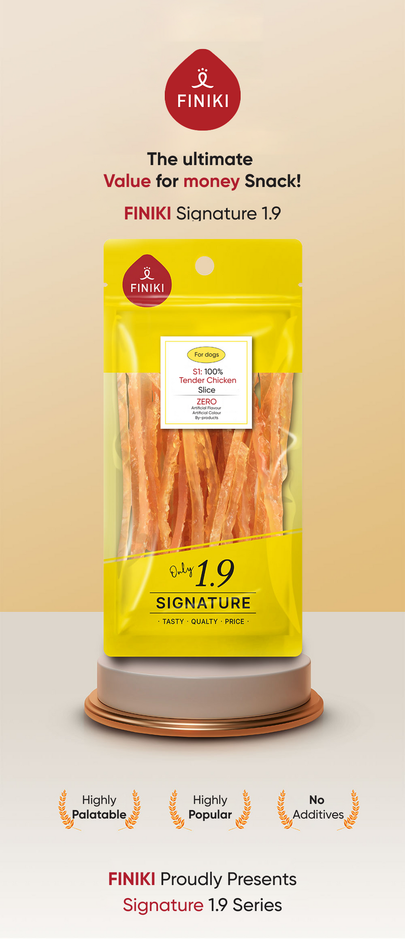 Soft chicken slice 35g