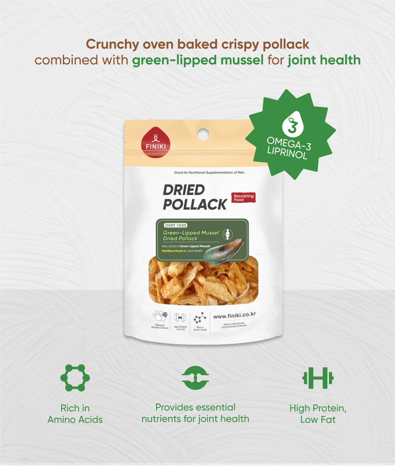 Crispy Pollack with Green-Lipped Mussel 34g