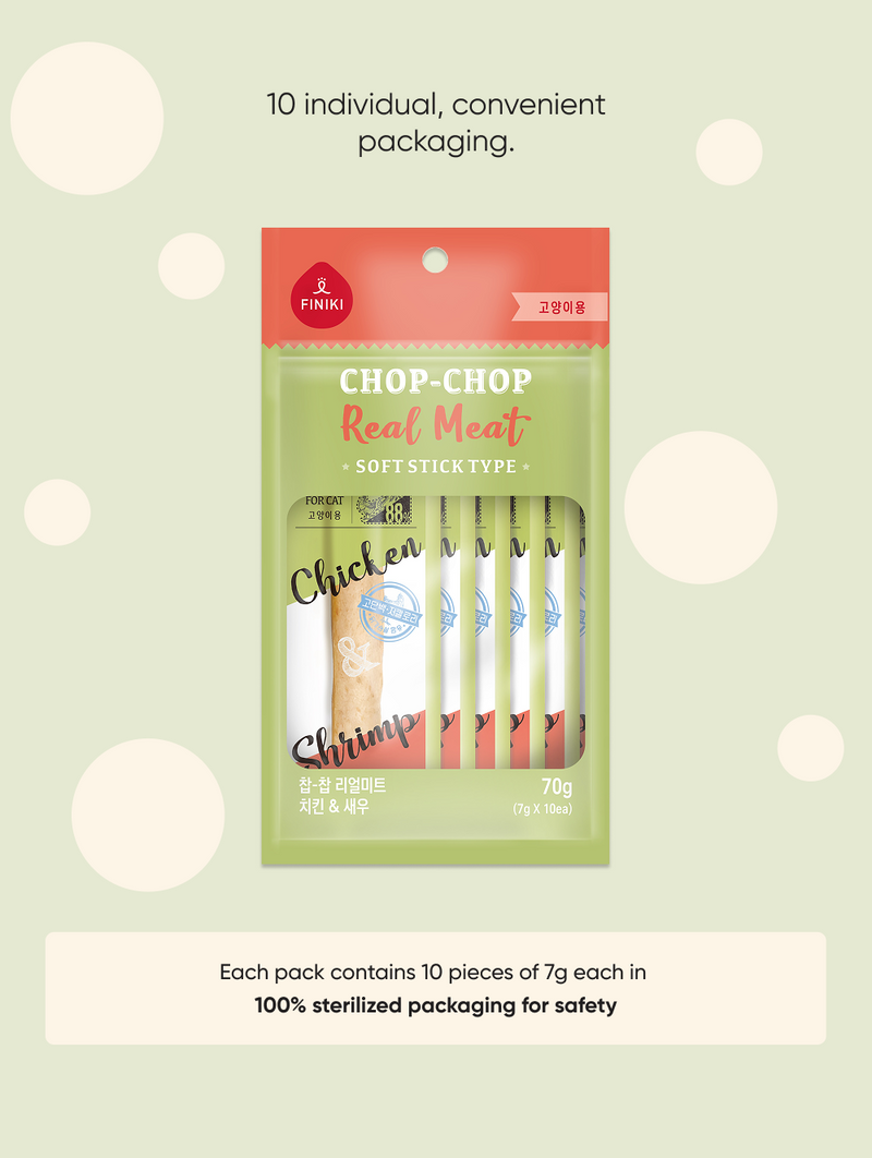 Real meat Chicken & Shrimp 10p (70g)