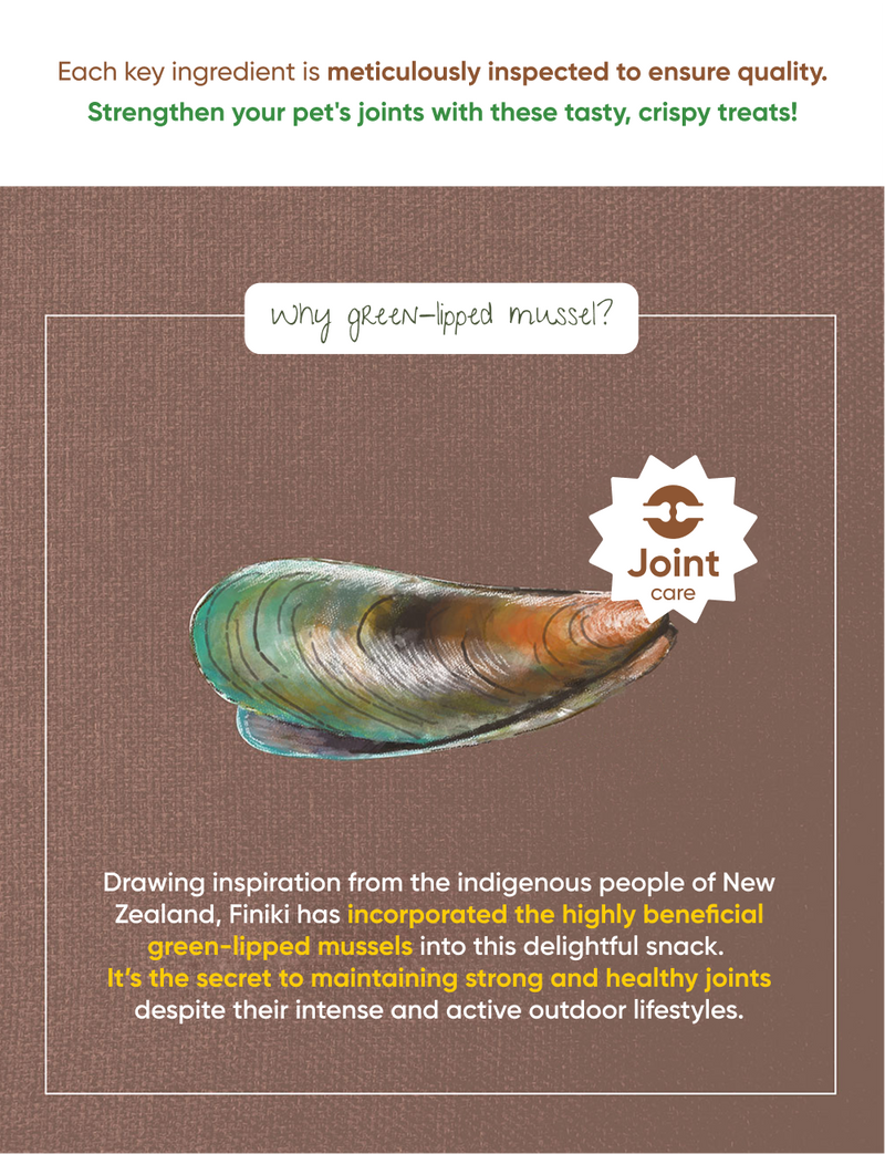 Crispy Pollack with Green-Lipped Mussel 34g