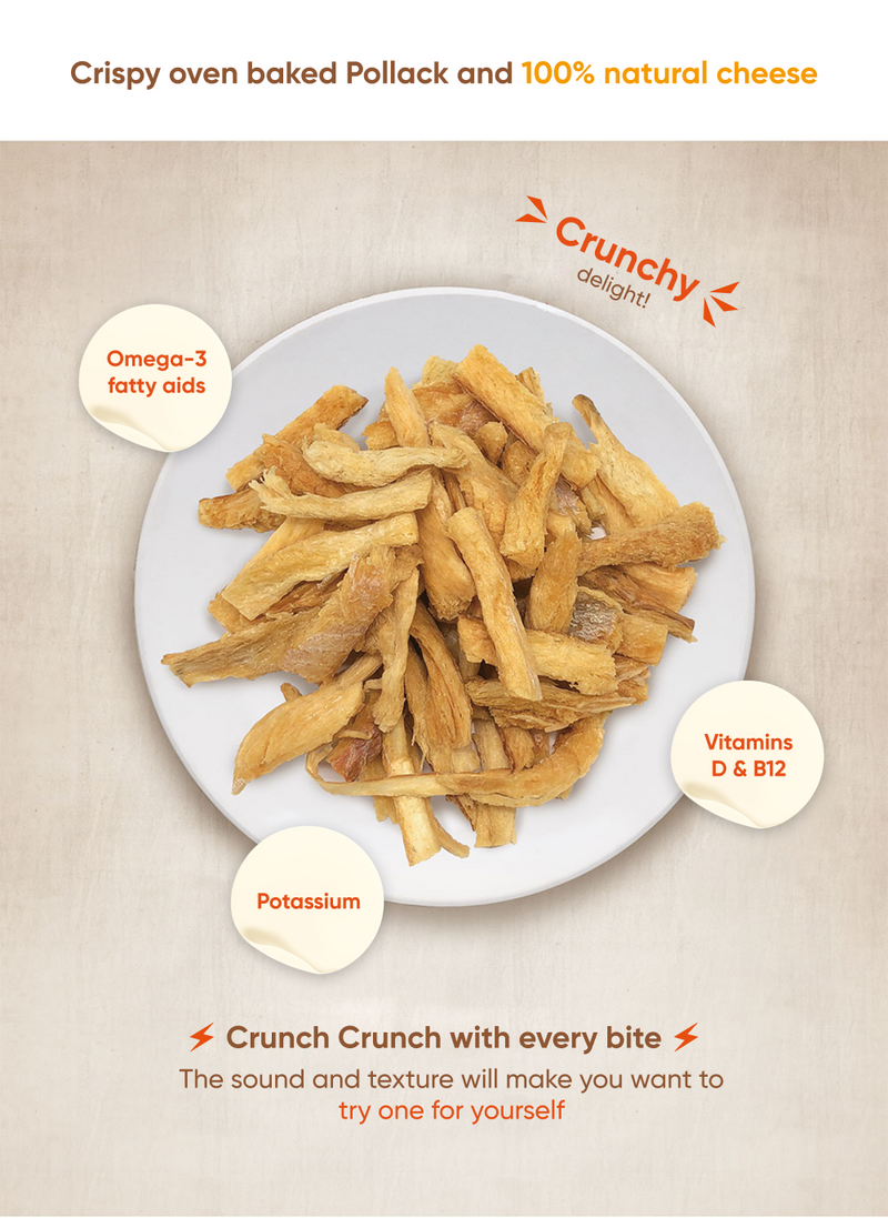Crispy Pollack with Cheese 34g