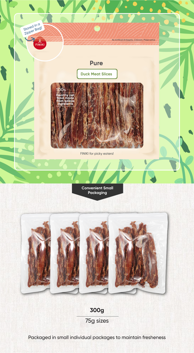 Pure Duck Meat Slice 140g