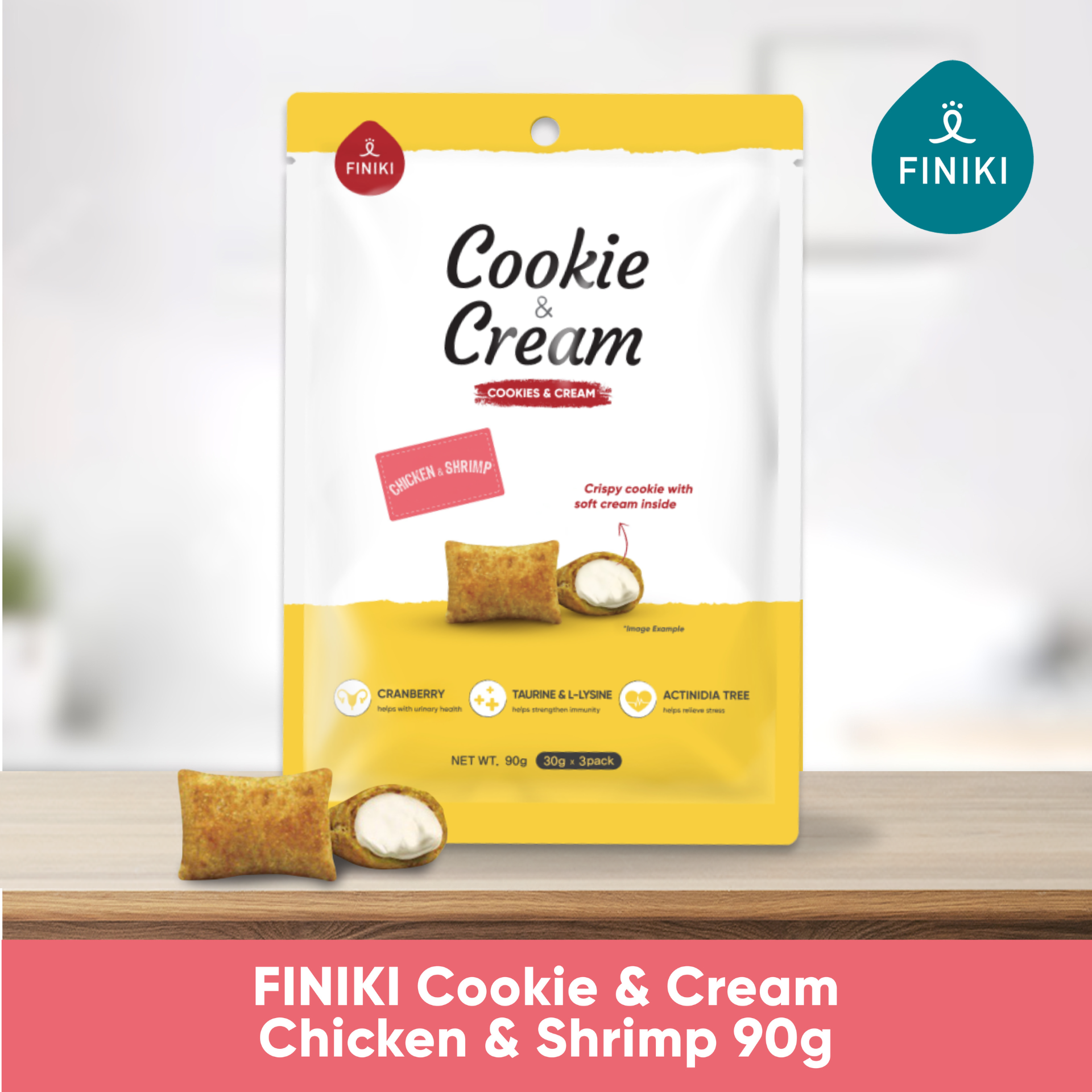 Cookie & Cream Chicken & Shrimp 90g