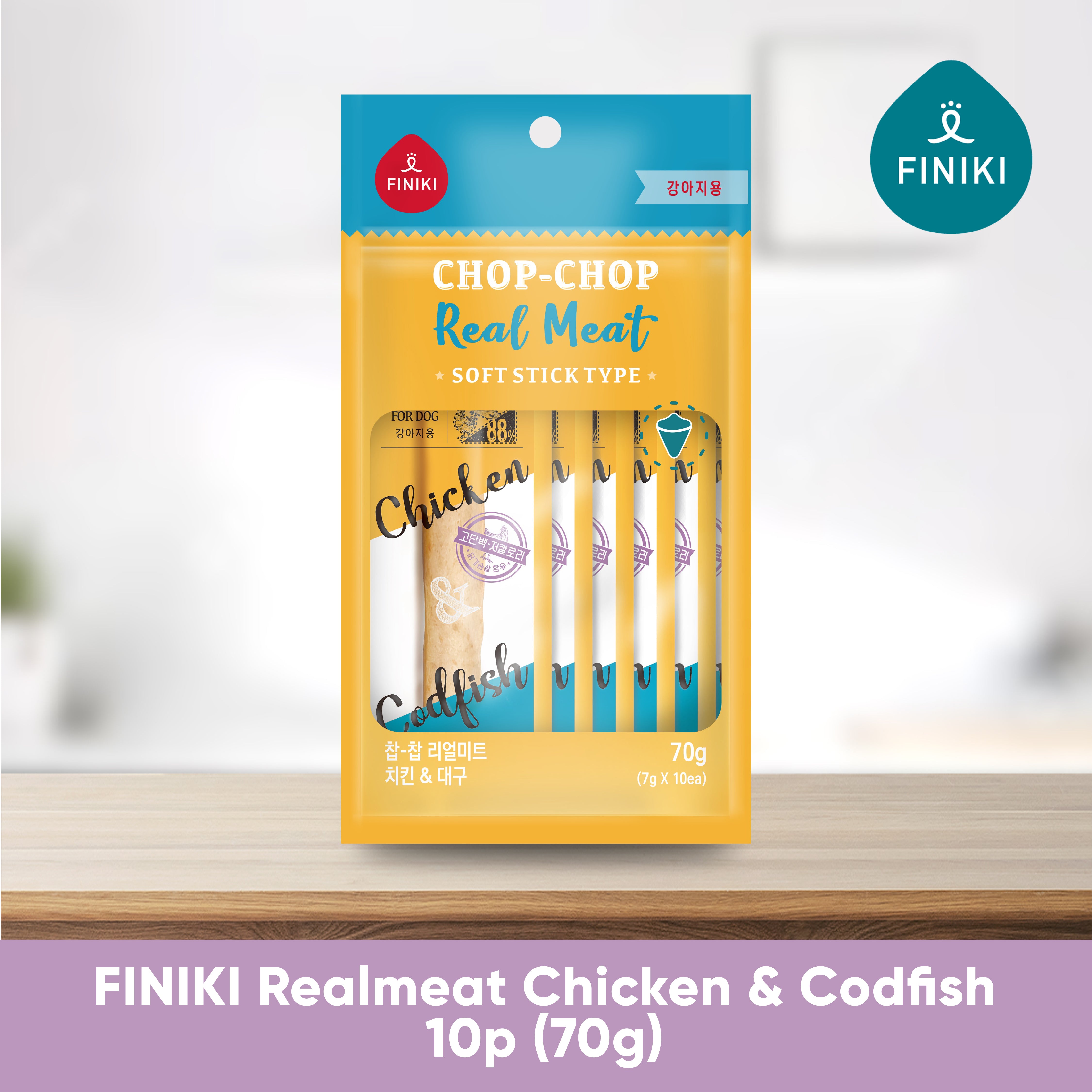 Realmeat Chicken & Cod Fish10p(70g)